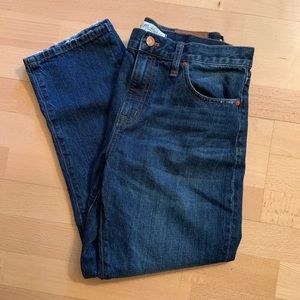 Madewell Straight Leg Crop Jean